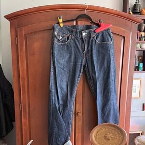 True Religion Dark Blue Straight Jeans